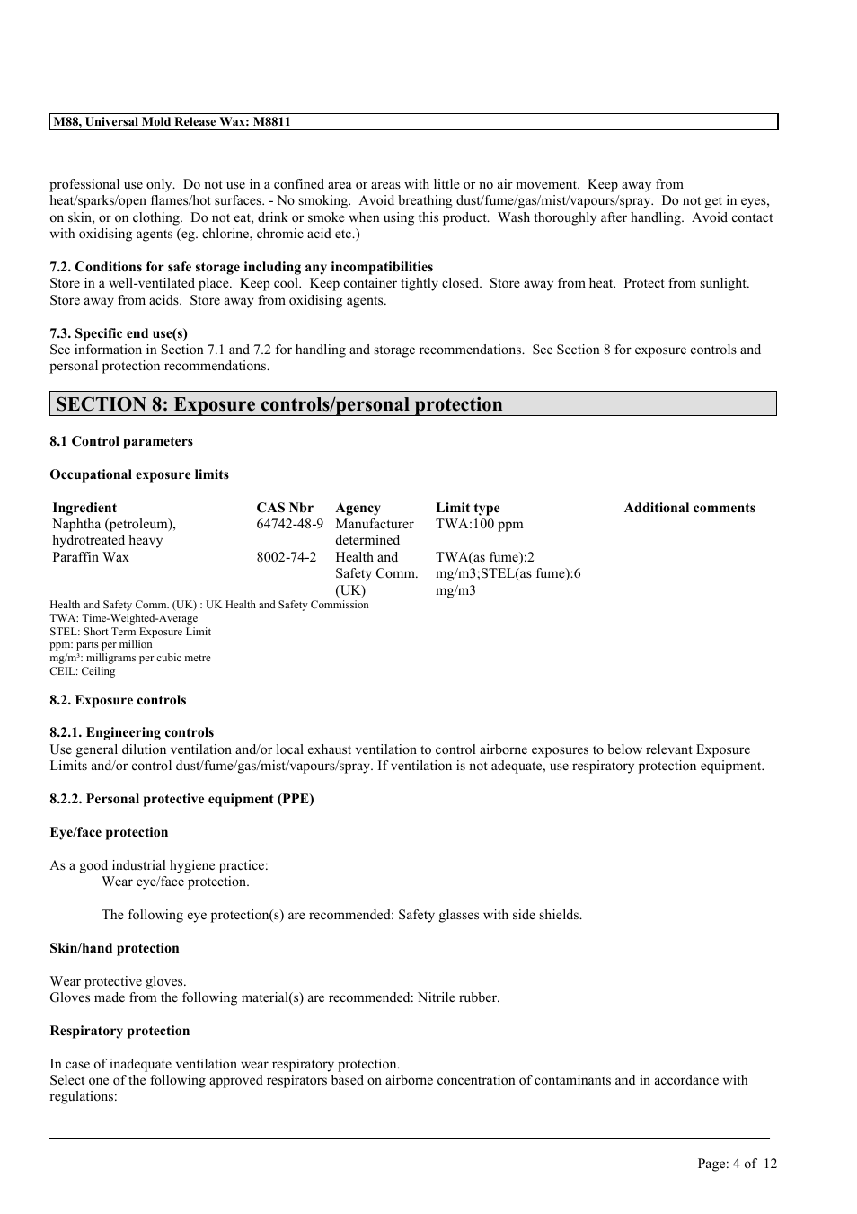MEGUIAR'S M88 User Manual | Page 4 / 12