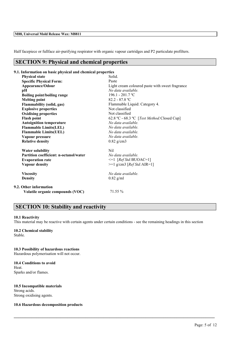 MEGUIAR'S M88 User Manual | Page 5 / 12