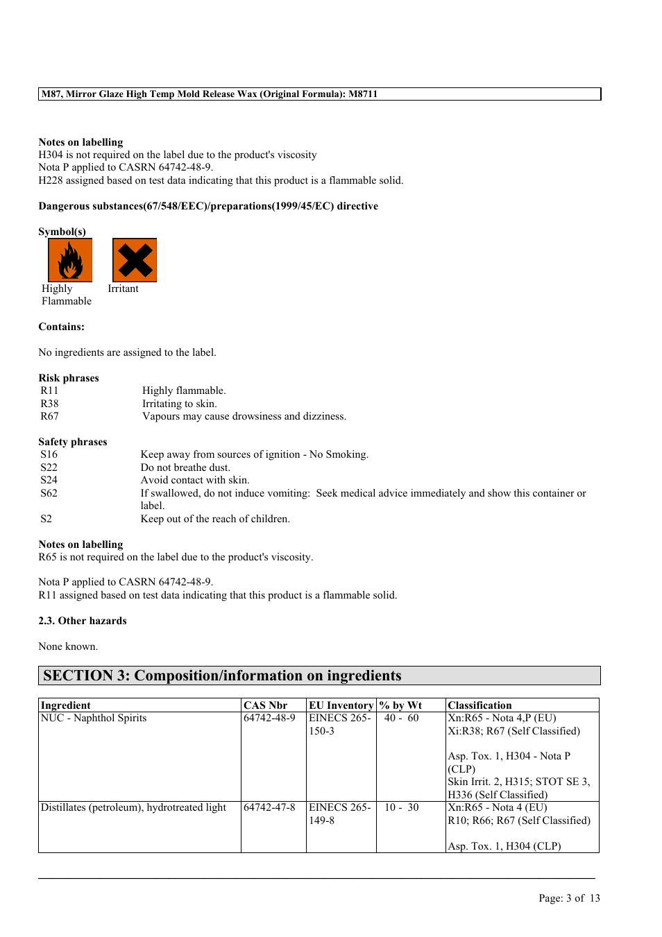 MEGUIAR'S M87 User Manual | Page 3 / 13