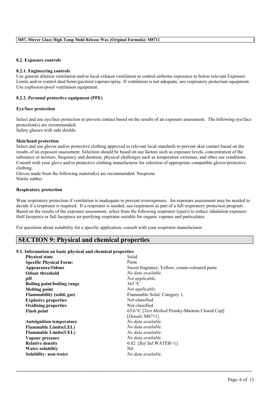 MEGUIAR'S M87 User Manual | Page 6 / 13