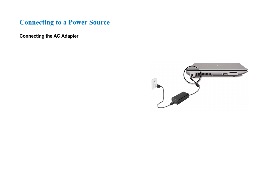 Connecting to a power source | AVERATEC N3400 User Manual | Page 24 / 87