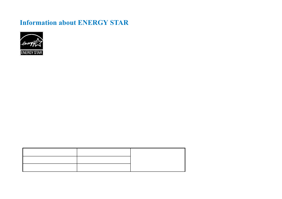 Information about energy star | AVERATEC N3400 User Manual | Page 8 / 87