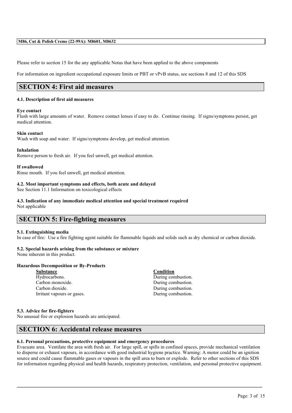 MEGUIAR'S M86 User Manual | Page 3 / 15
