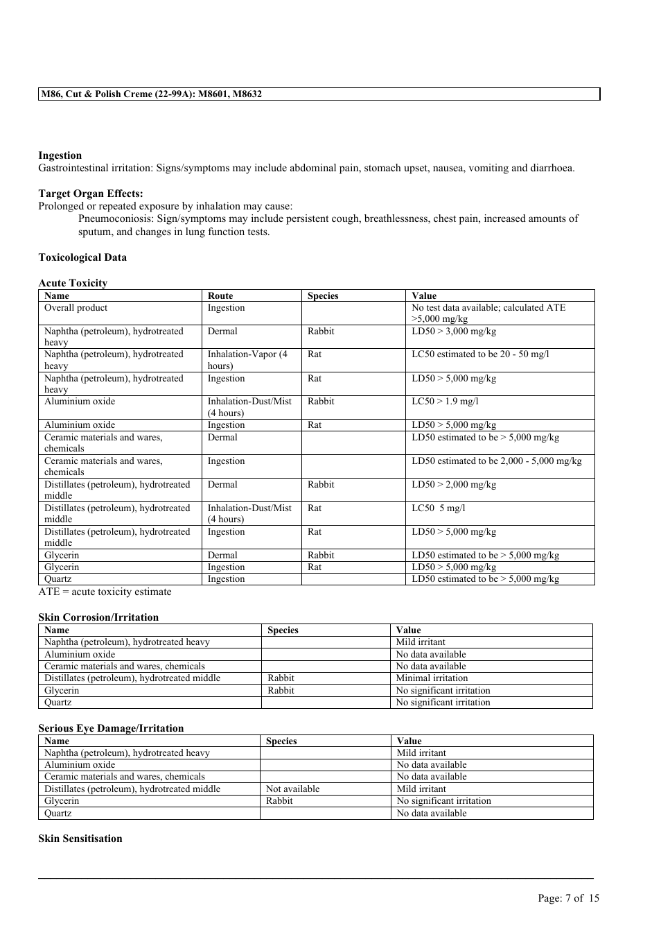 MEGUIAR'S M86 User Manual | Page 7 / 15