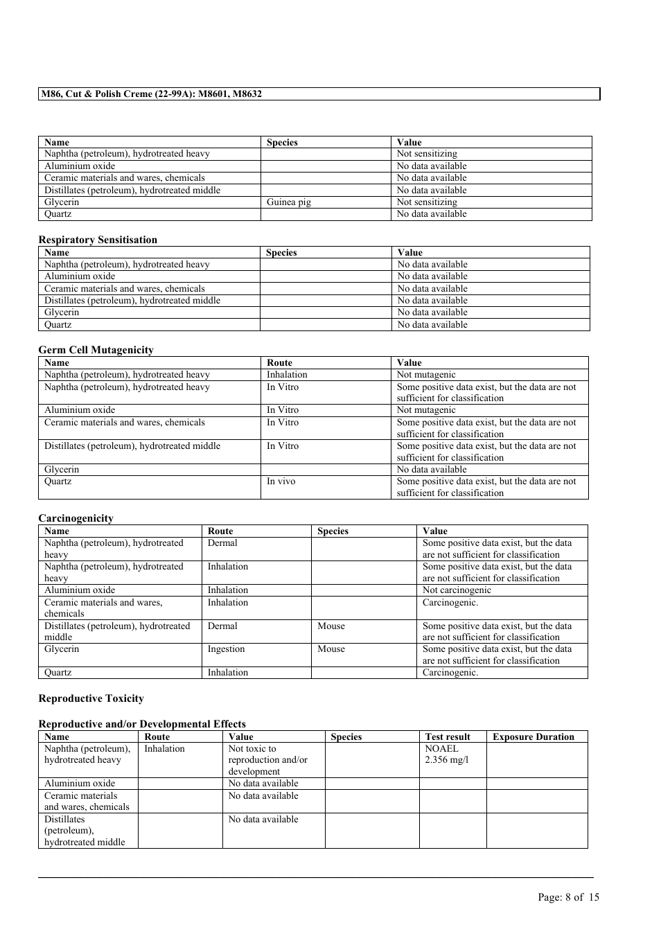 MEGUIAR'S M86 User Manual | Page 8 / 15