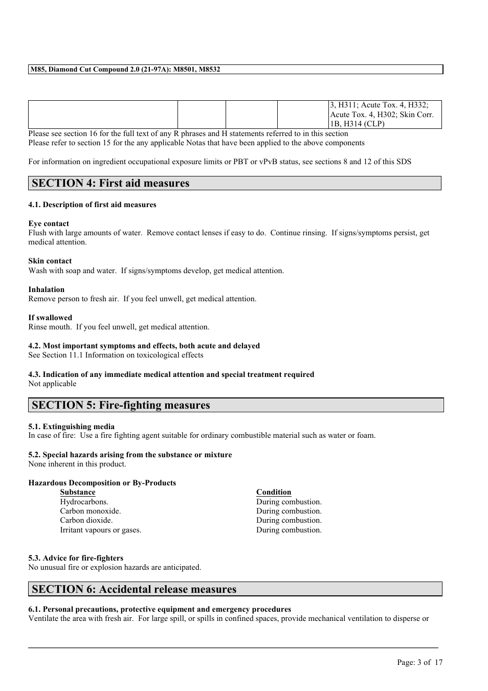 MEGUIAR'S M85 User Manual | Page 3 / 17