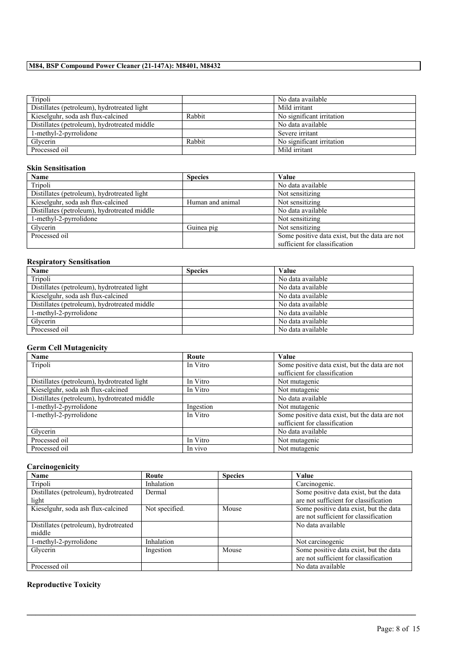 MEGUIAR'S M84 User Manual | Page 8 / 15