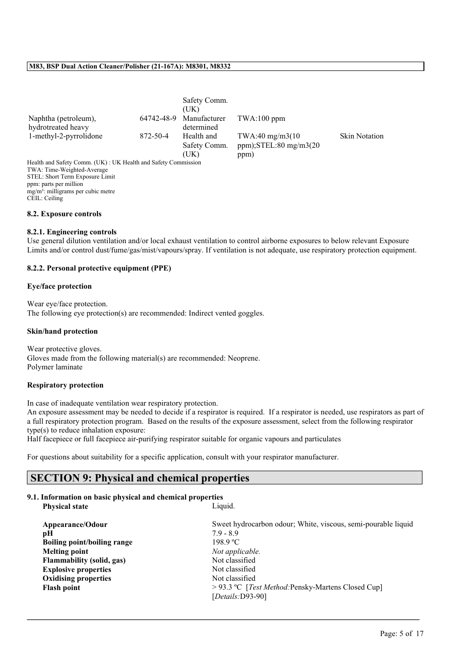 MEGUIAR'S M83 User Manual | Page 5 / 17