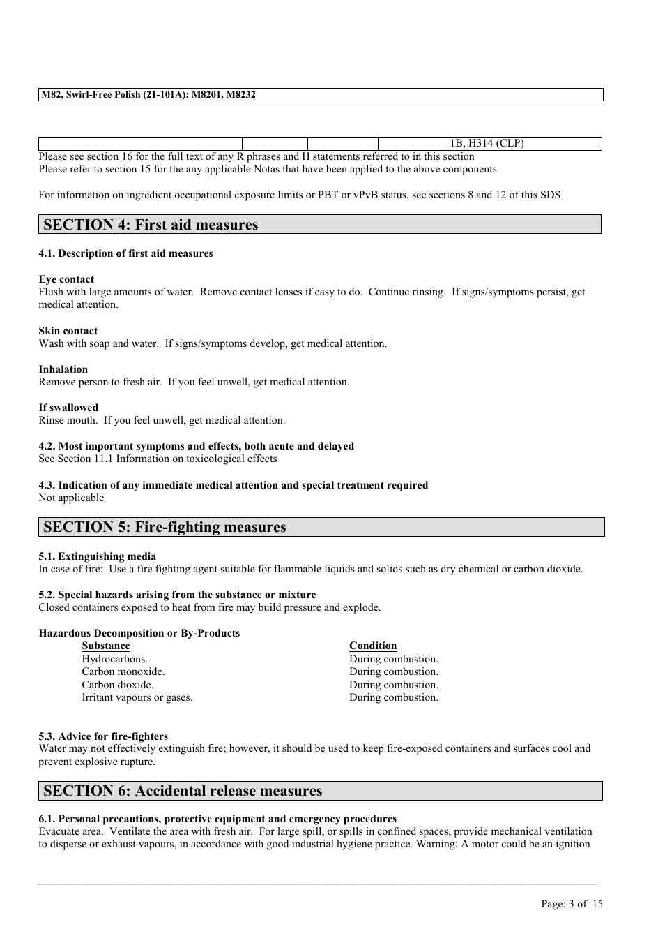 MEGUIAR'S M82 User Manual | Page 3 / 15