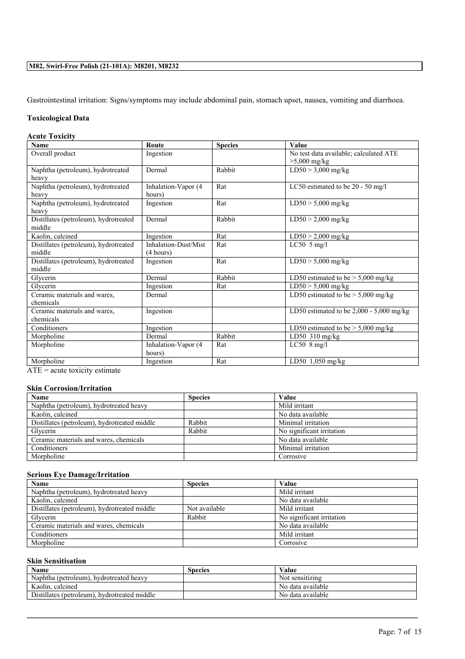 MEGUIAR'S M82 User Manual | Page 7 / 15