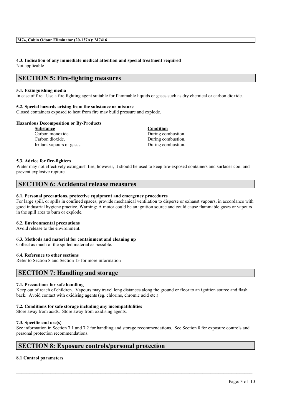 MEGUIAR'S M74 User Manual | Page 3 / 10