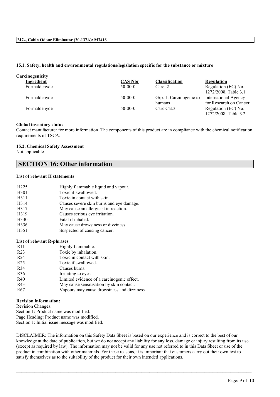 MEGUIAR'S M74 User Manual | Page 9 / 10