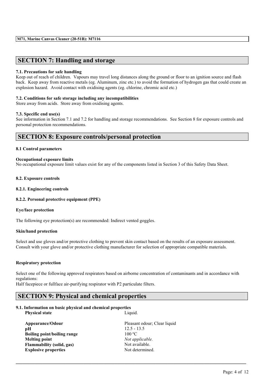 MEGUIAR'S M71 User Manual | Page 4 / 12