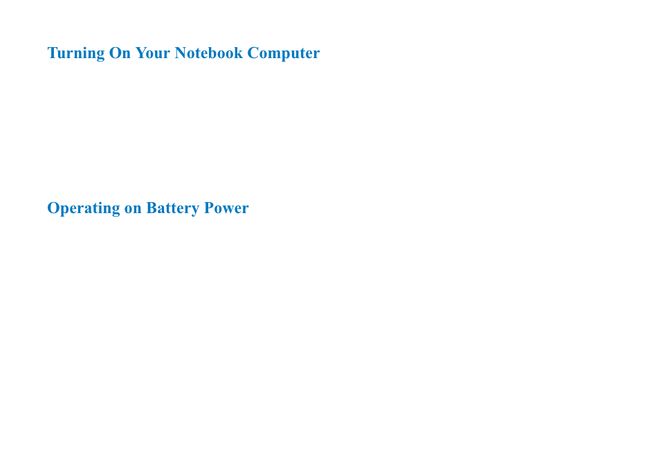 Operating on battery power | AVERATEC 2700 Series User Manual | Page 23 / 78