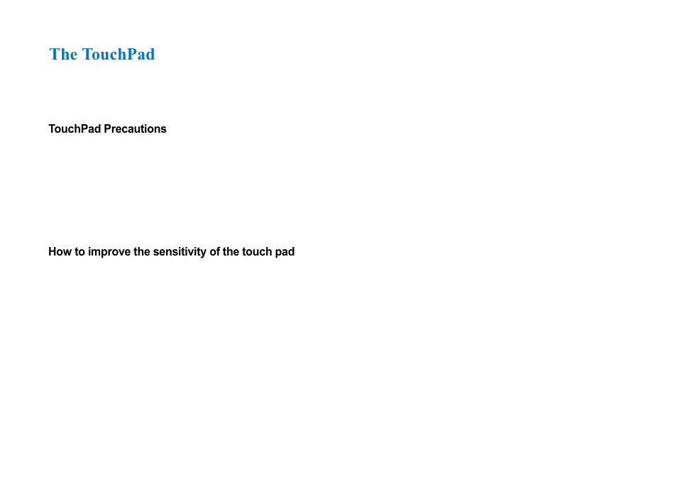 The touchpad | AVERATEC 2700 Series User Manual | Page 29 / 78