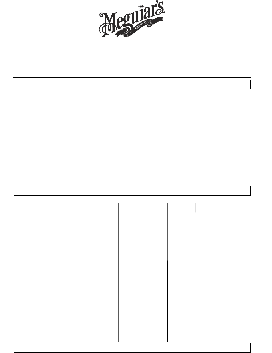 MEGUIAR'S M70 User Manual | 8 pages