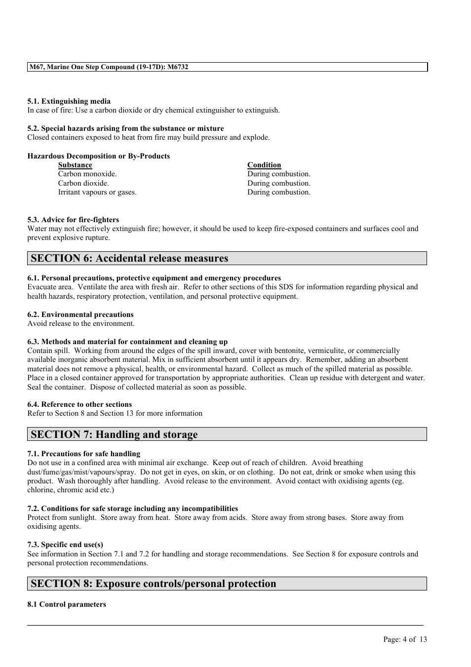 MEGUIAR'S M67 User Manual | Page 4 / 13