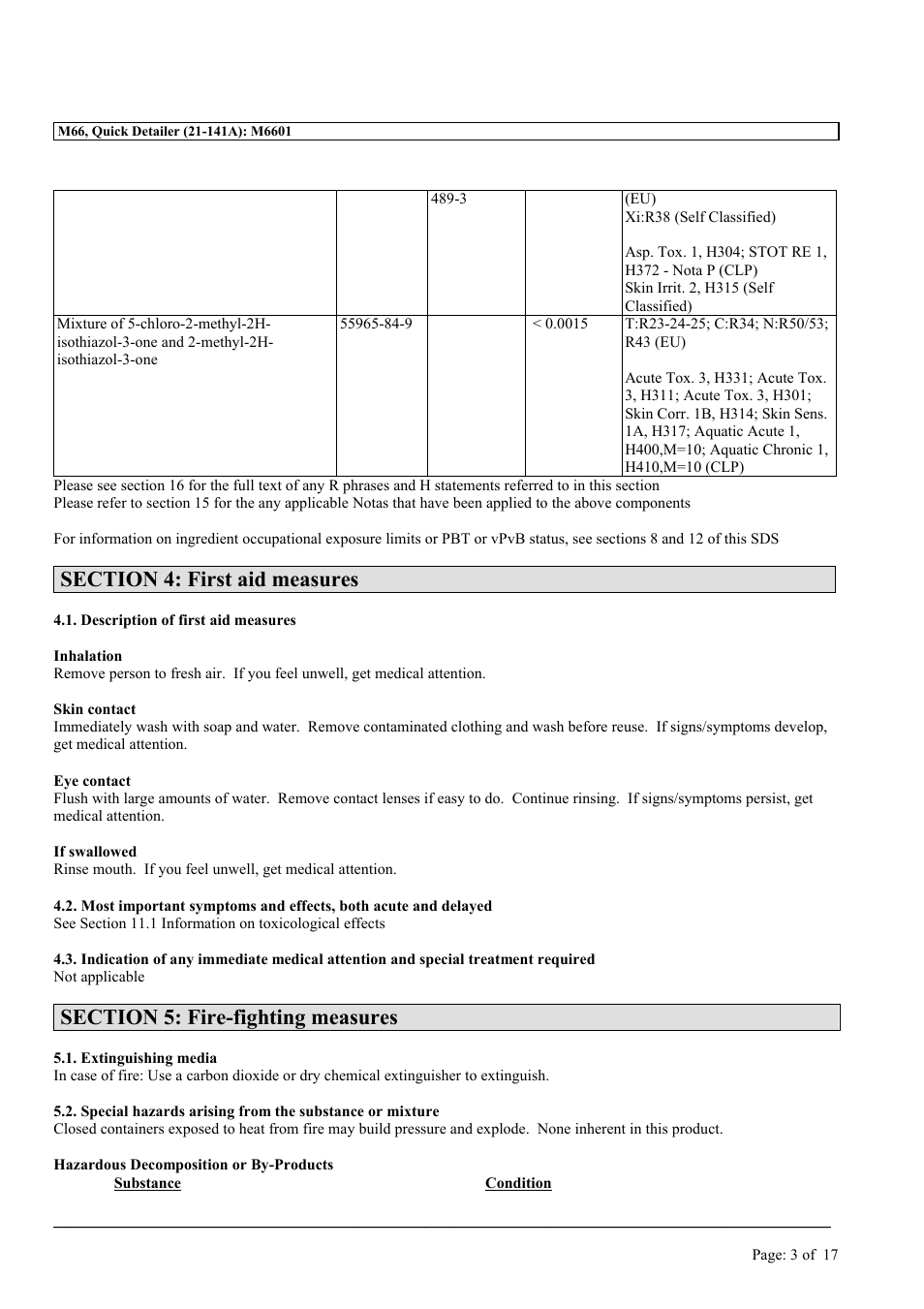 MEGUIAR'S M66 User Manual | Page 3 / 17