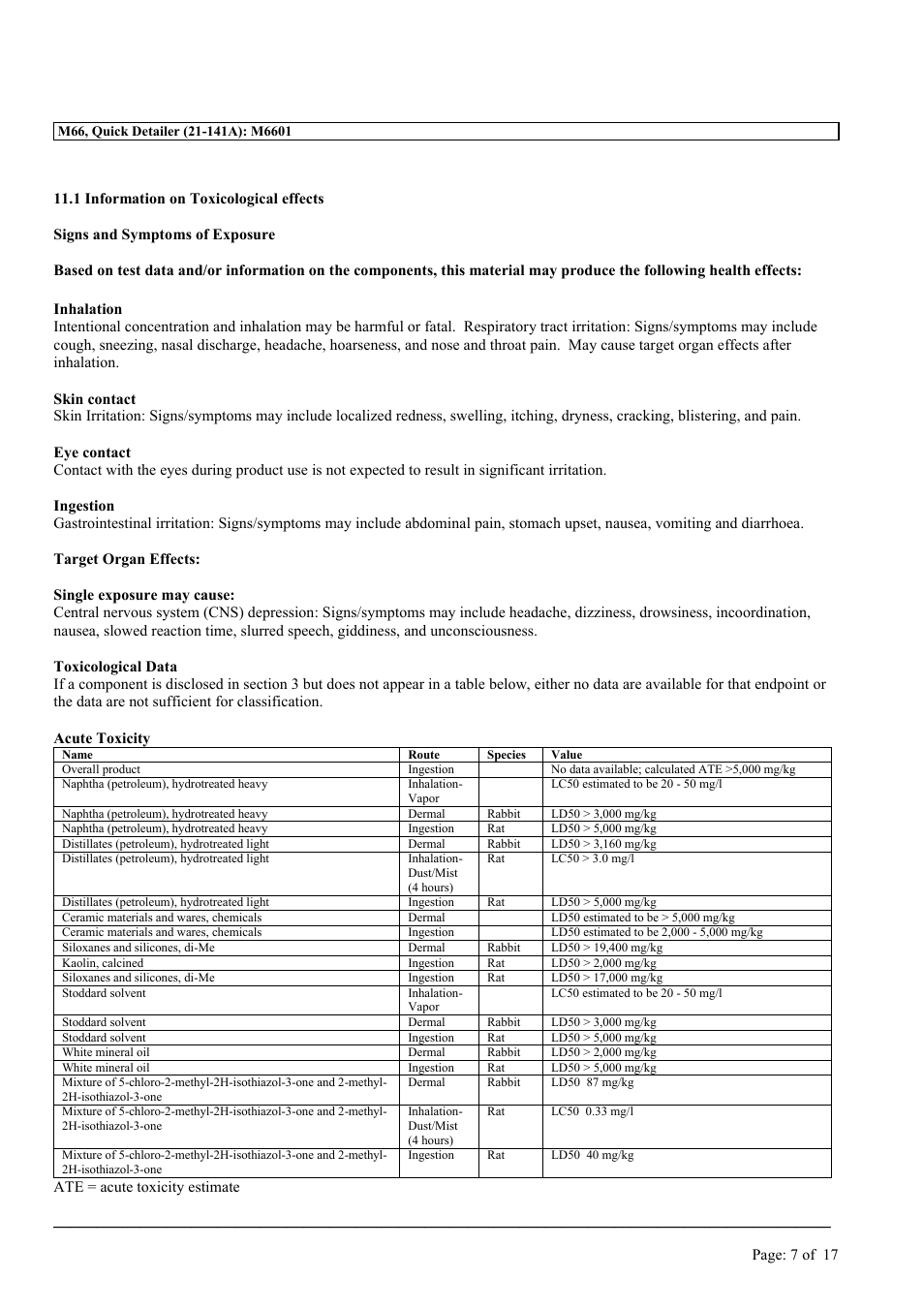 MEGUIAR'S M66 User Manual | Page 7 / 17