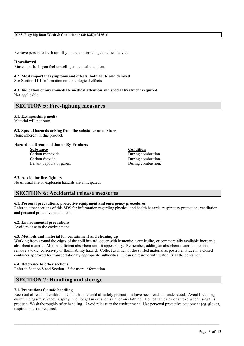 MEGUIAR'S M65 User Manual | Page 3 / 13