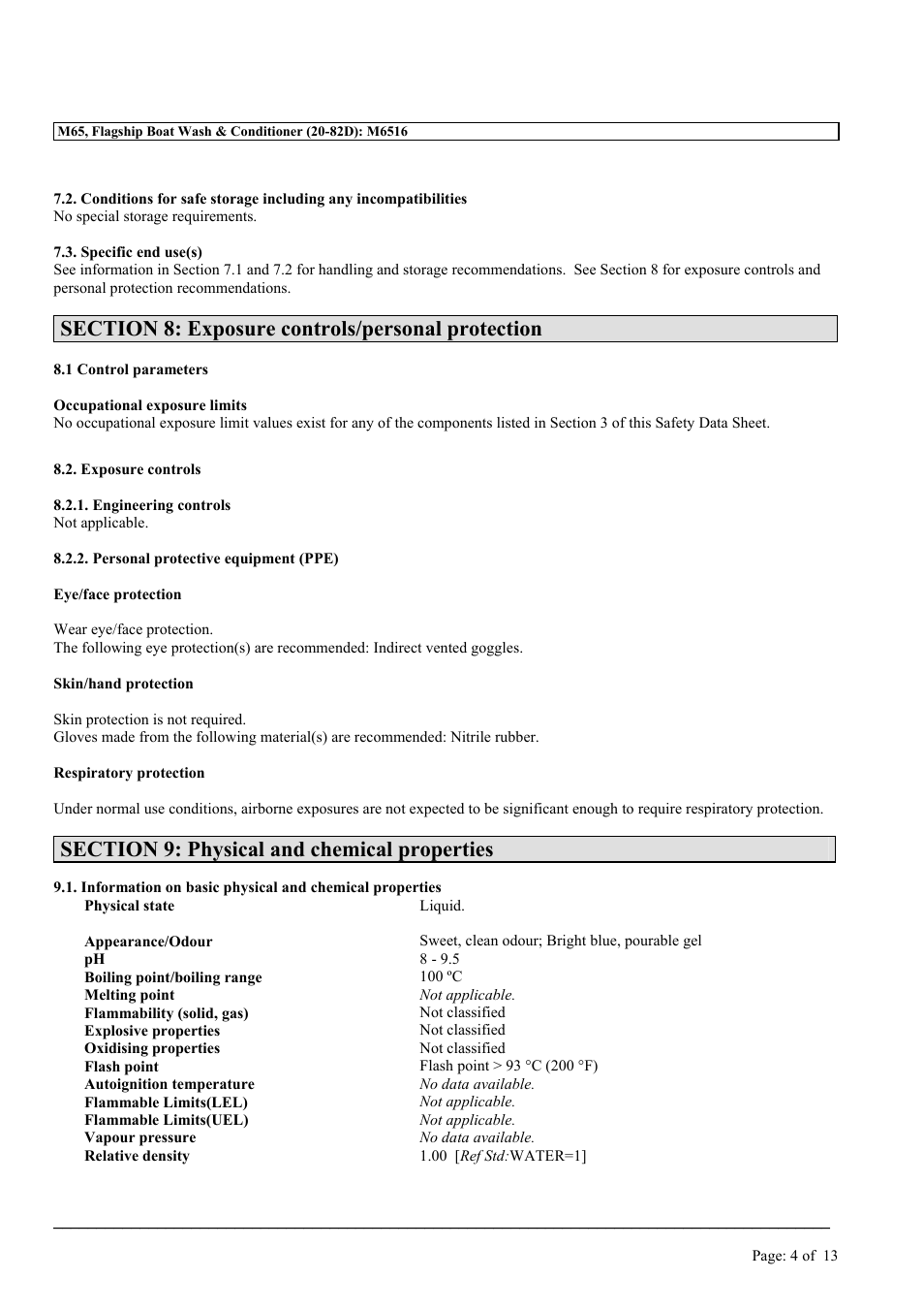 MEGUIAR'S M65 User Manual | Page 4 / 13