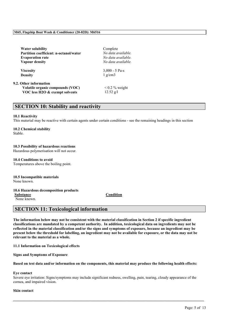 MEGUIAR'S M65 User Manual | Page 5 / 13