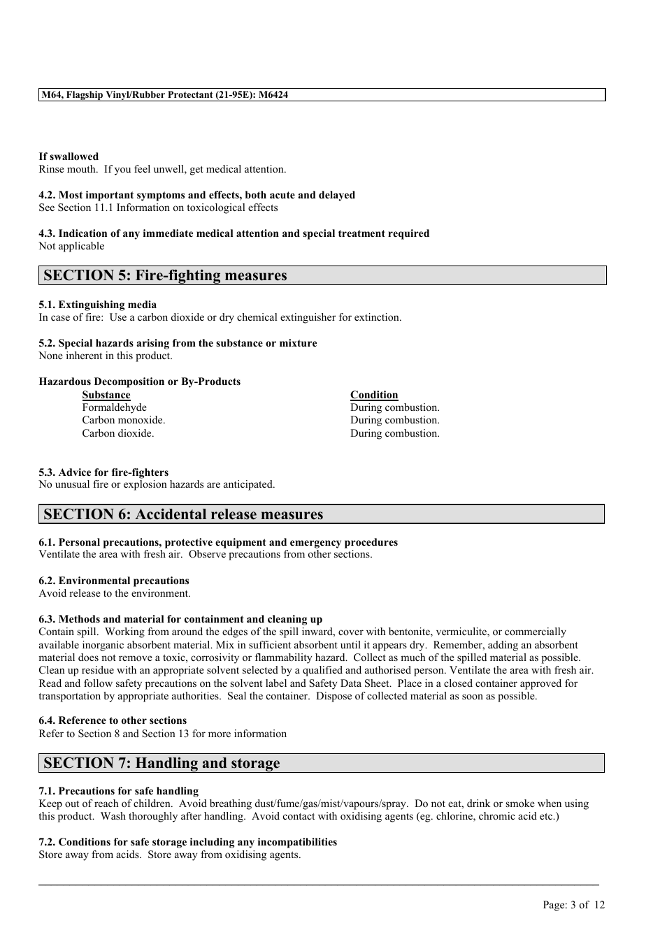 MEGUIAR'S M64 User Manual | Page 3 / 12