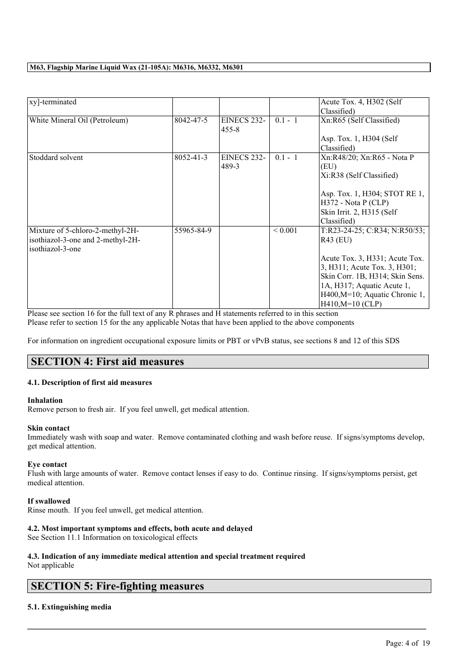 MEGUIAR'S M63 User Manual | Page 4 / 19