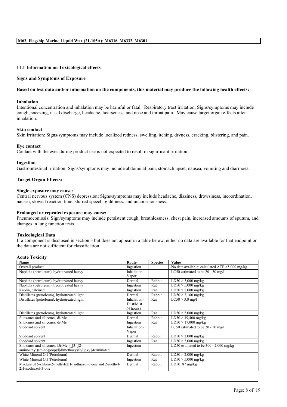 MEGUIAR'S M63 User Manual | Page 8 / 19