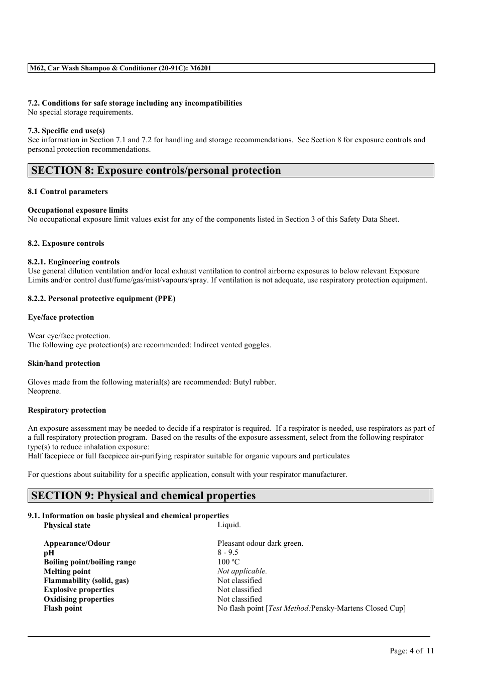 MEGUIAR'S M62 User Manual | Page 4 / 11