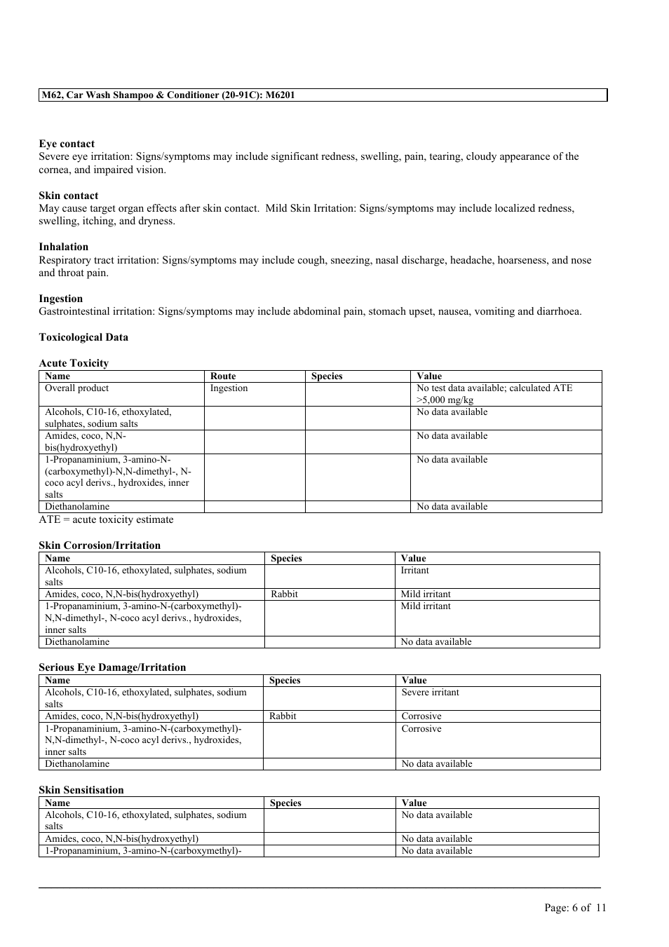 MEGUIAR'S M62 User Manual | Page 6 / 11