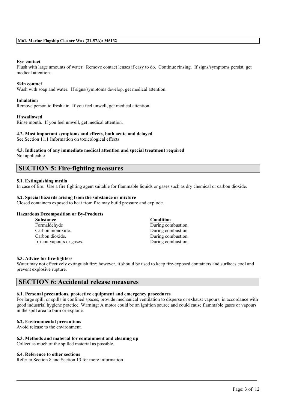 MEGUIAR'S M61 User Manual | Page 3 / 12