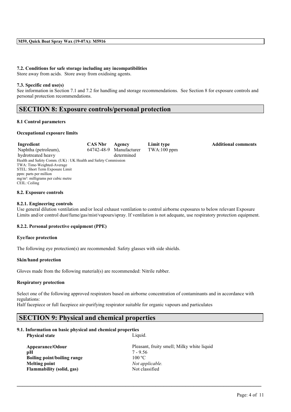 MEGUIAR'S M59 User Manual | Page 4 / 11