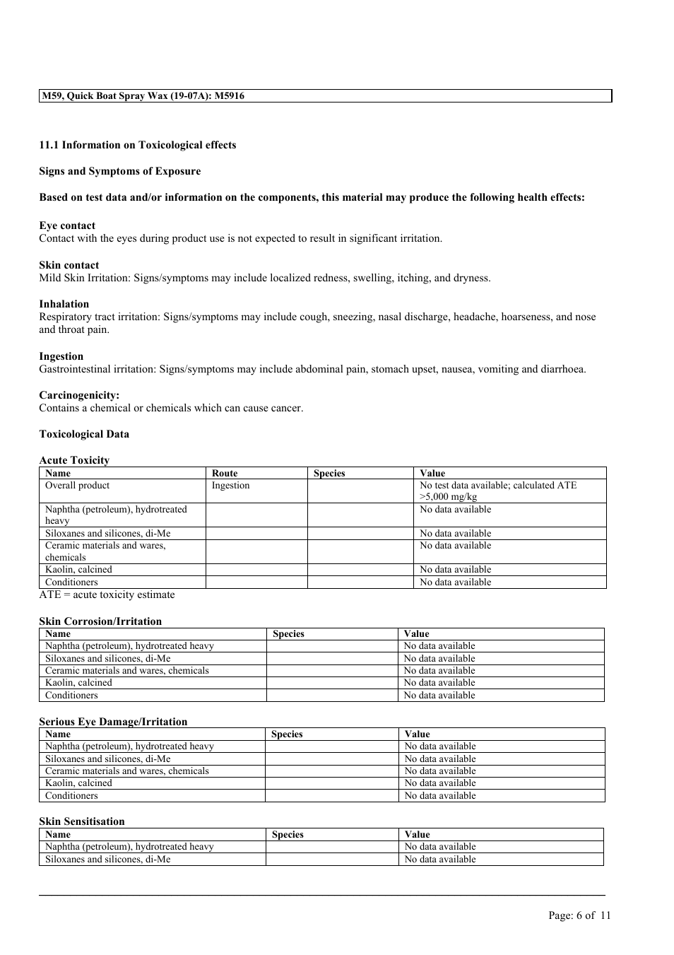 MEGUIAR'S M59 User Manual | Page 6 / 11