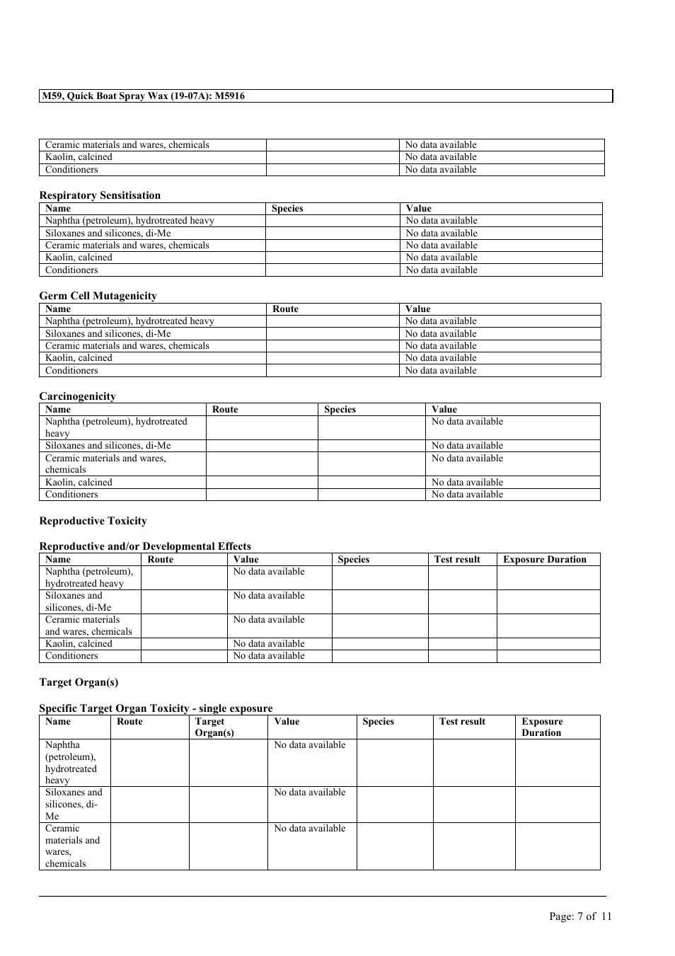 MEGUIAR'S M59 User Manual | Page 7 / 11