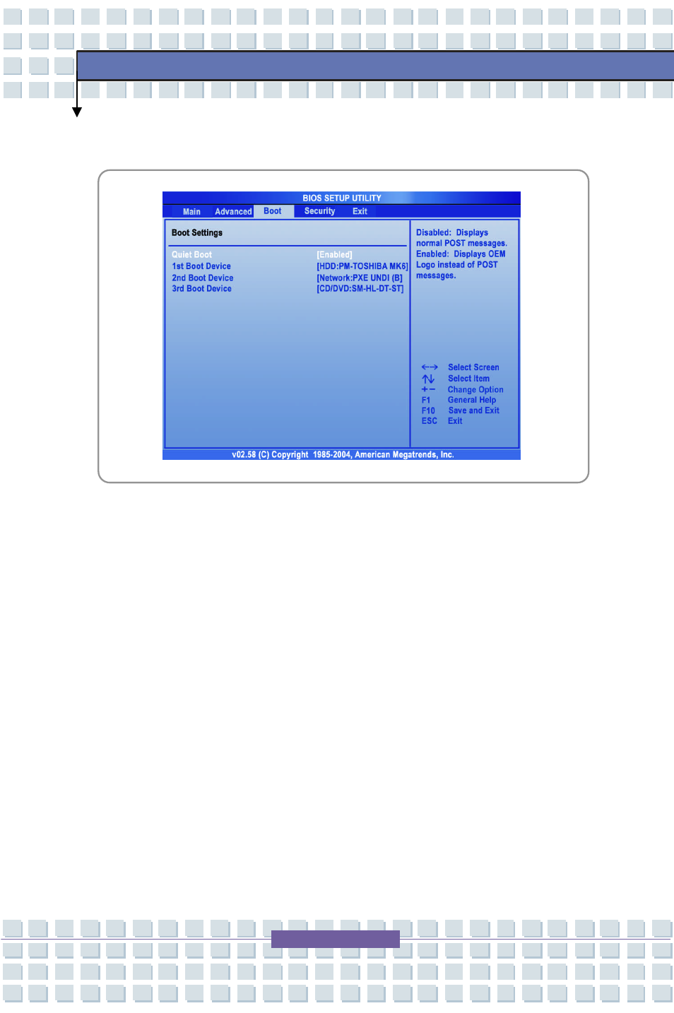 Boot menu | AVERATEC 7100 User Manual | Page 78 / 81