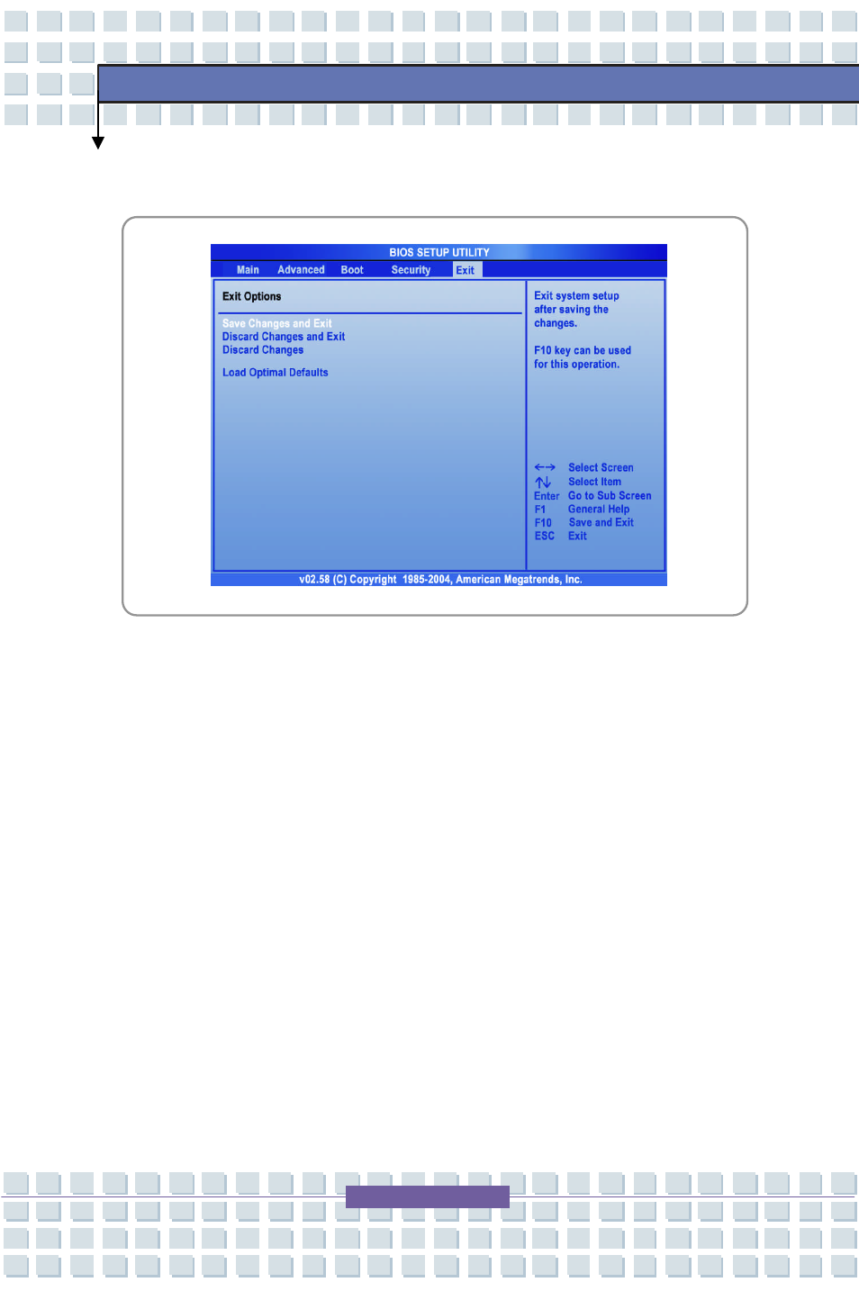 Exit menu | AVERATEC 7100 User Manual | Page 81 / 81