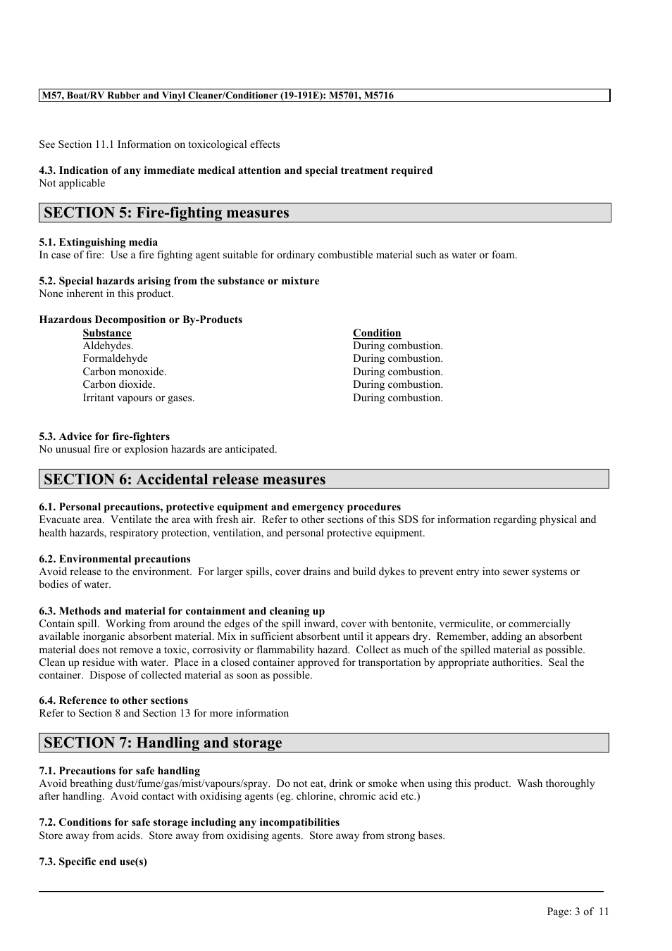 MEGUIAR'S M57 User Manual | Page 3 / 11