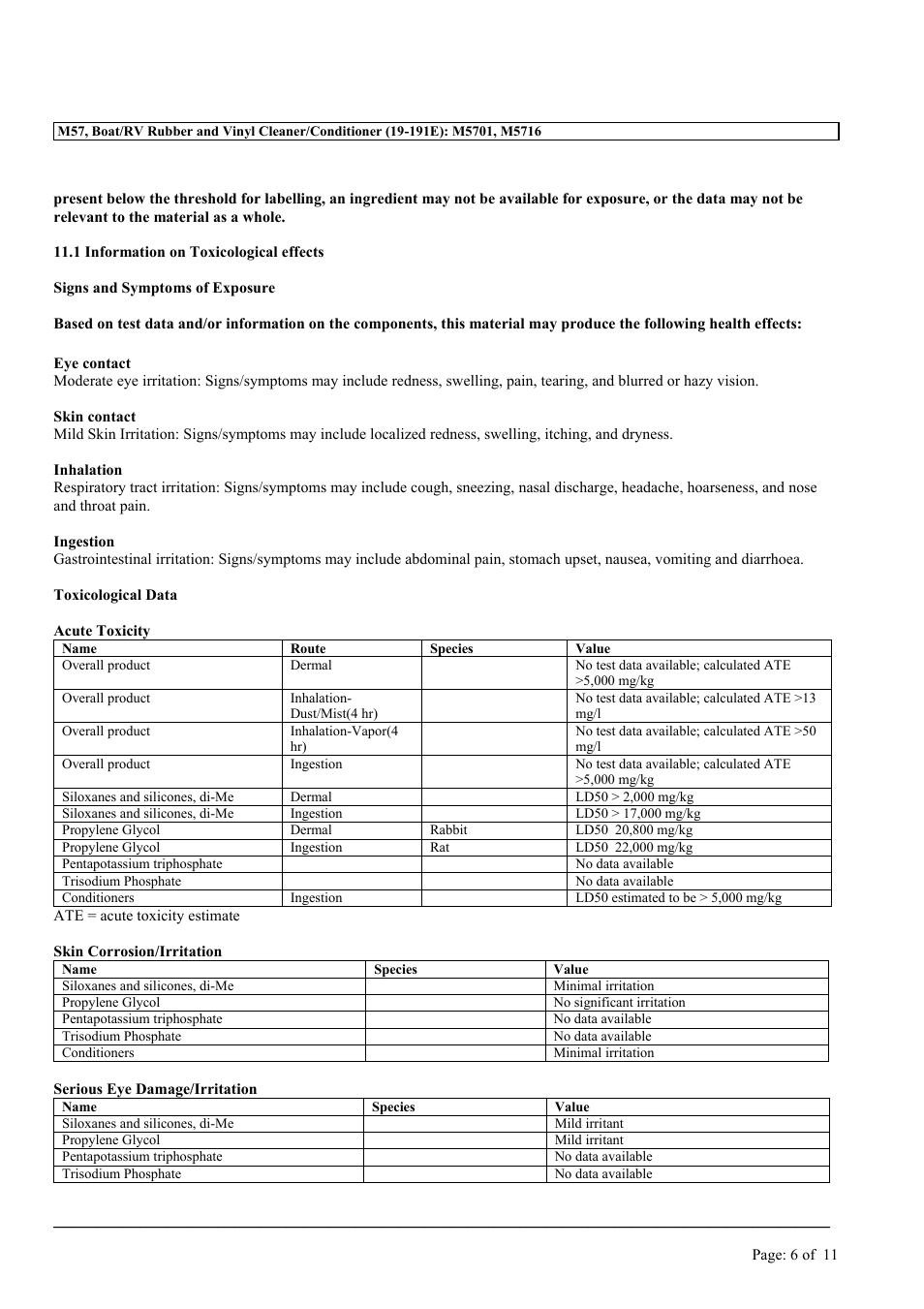 MEGUIAR'S M57 User Manual | Page 6 / 11