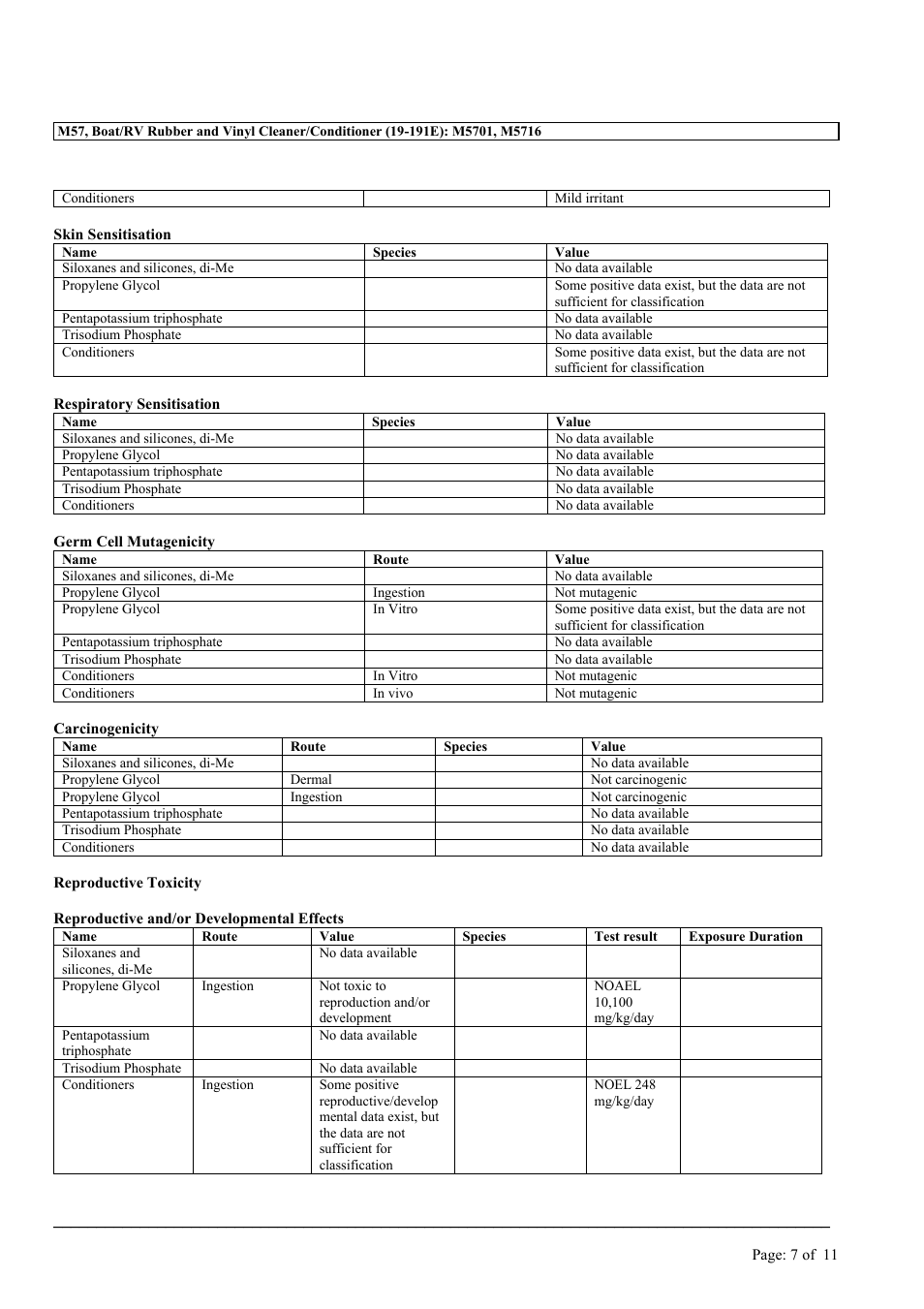 MEGUIAR'S M57 User Manual | Page 7 / 11