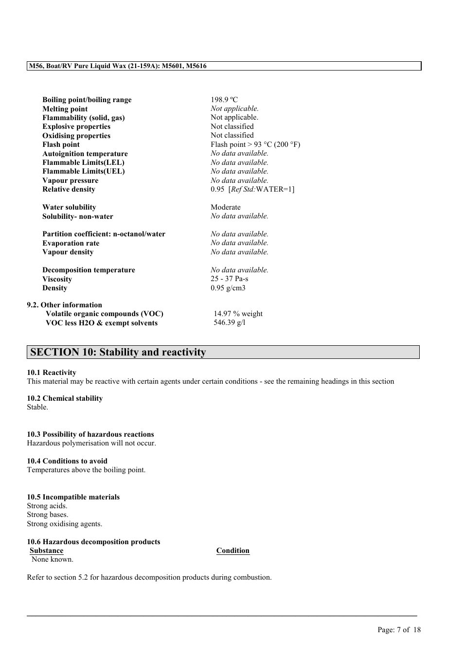 MEGUIAR'S M56 User Manual | Page 7 / 18