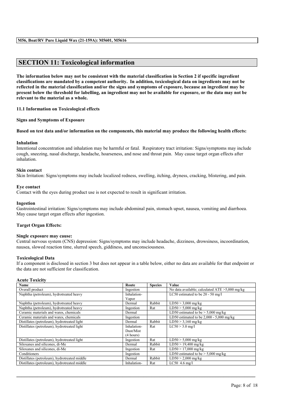 MEGUIAR'S M56 User Manual | Page 8 / 18