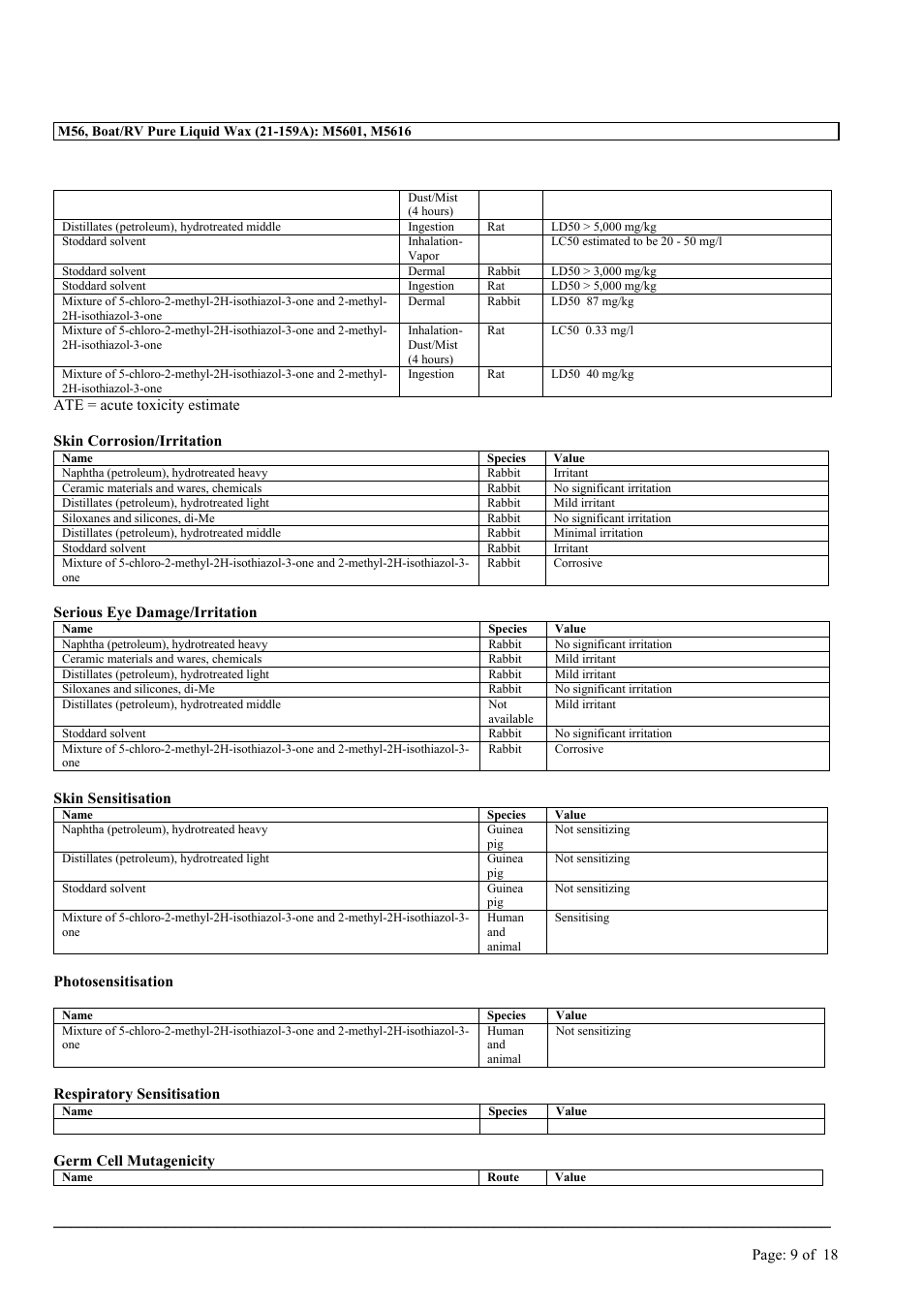 MEGUIAR'S M56 User Manual | Page 9 / 18