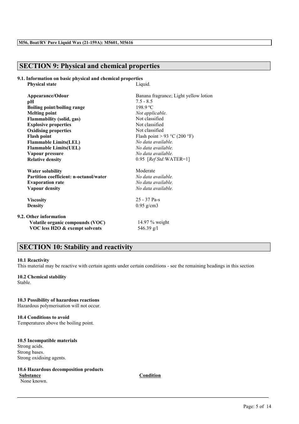 MEGUIAR'S M56 User Manual | Page 5 / 14