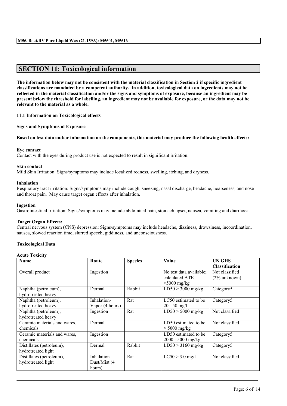 MEGUIAR'S M56 User Manual | Page 6 / 14