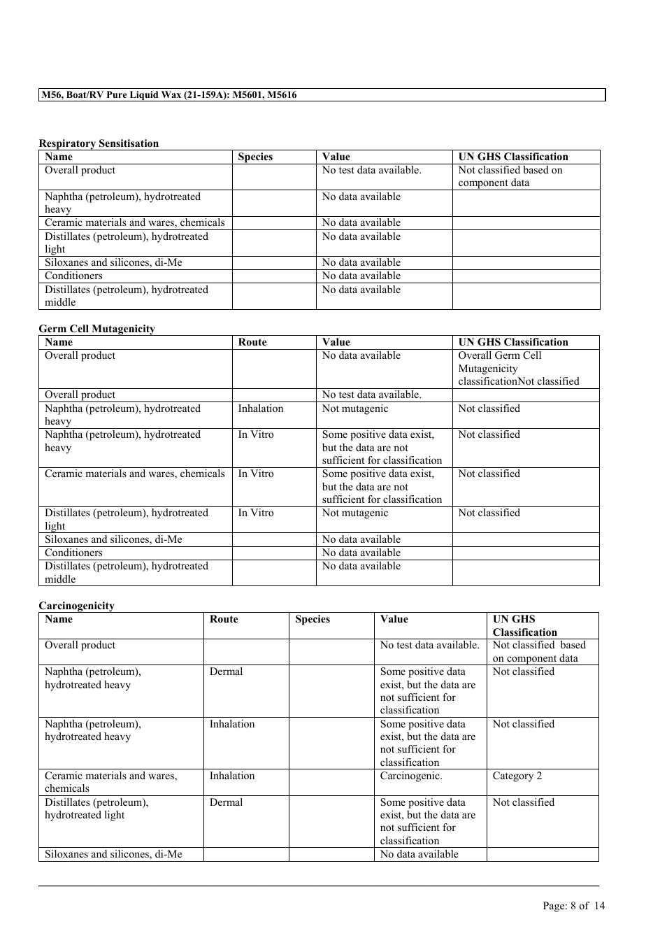 MEGUIAR'S M56 User Manual | Page 8 / 14
