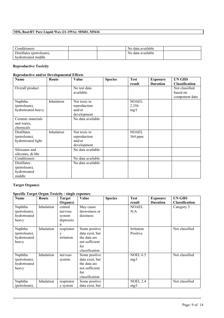 MEGUIAR'S M56 User Manual | Page 9 / 14
