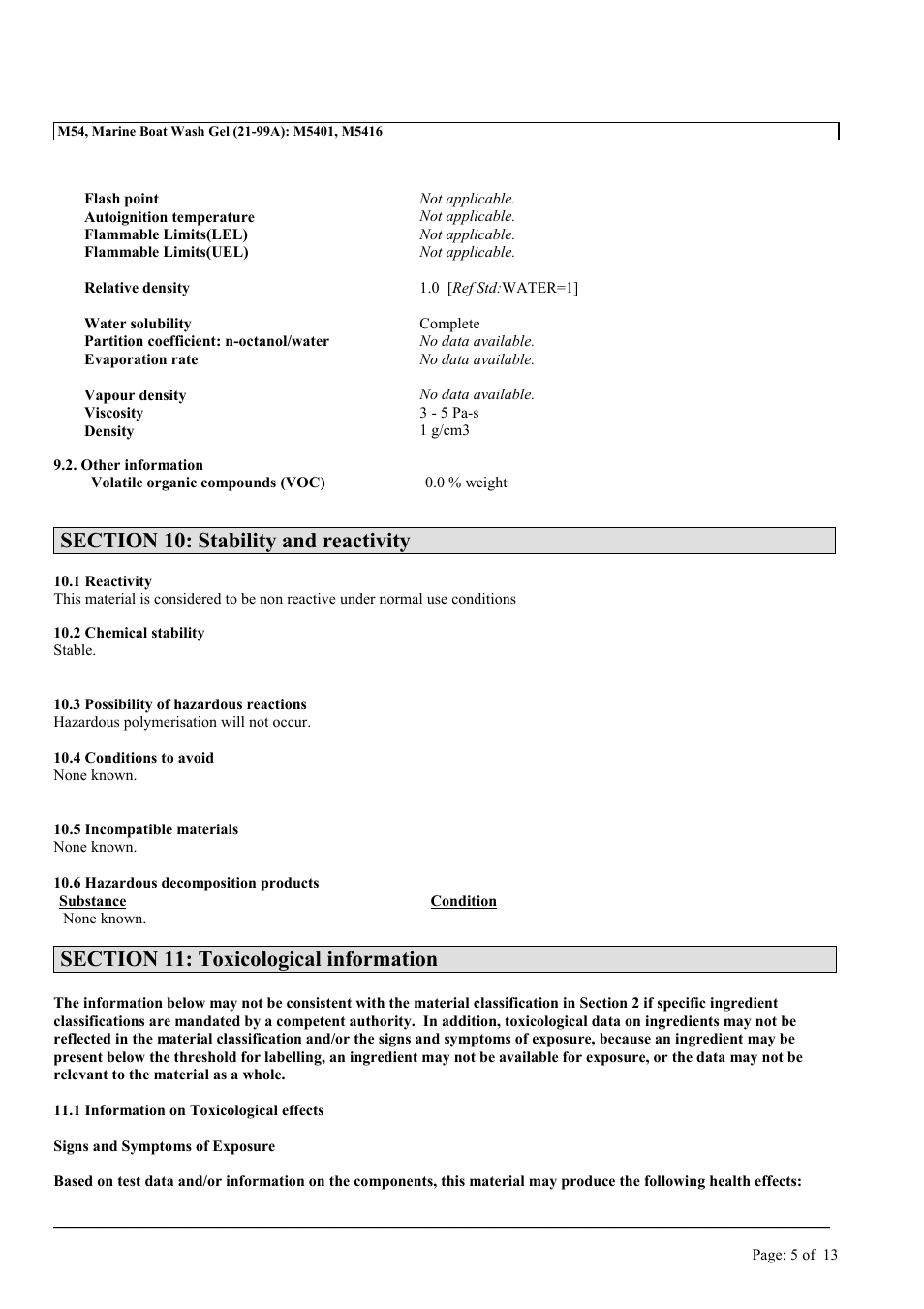 MEGUIAR'S M54 User Manual | Page 5 / 13