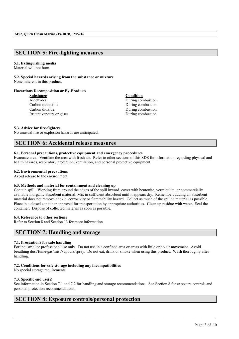 MEGUIAR'S M52 User Manual | Page 3 / 10