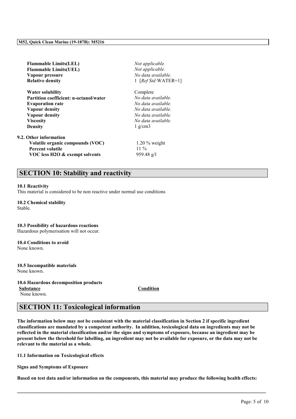 MEGUIAR'S M52 User Manual | Page 5 / 10